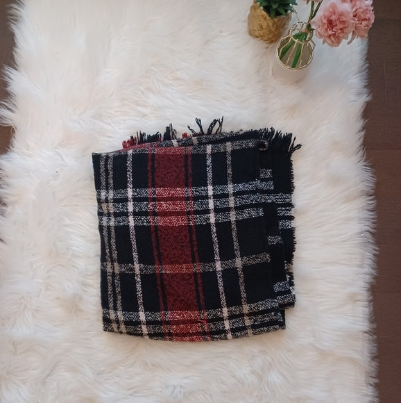 Knit open shawl poncho sweater - Picture 5 of 7